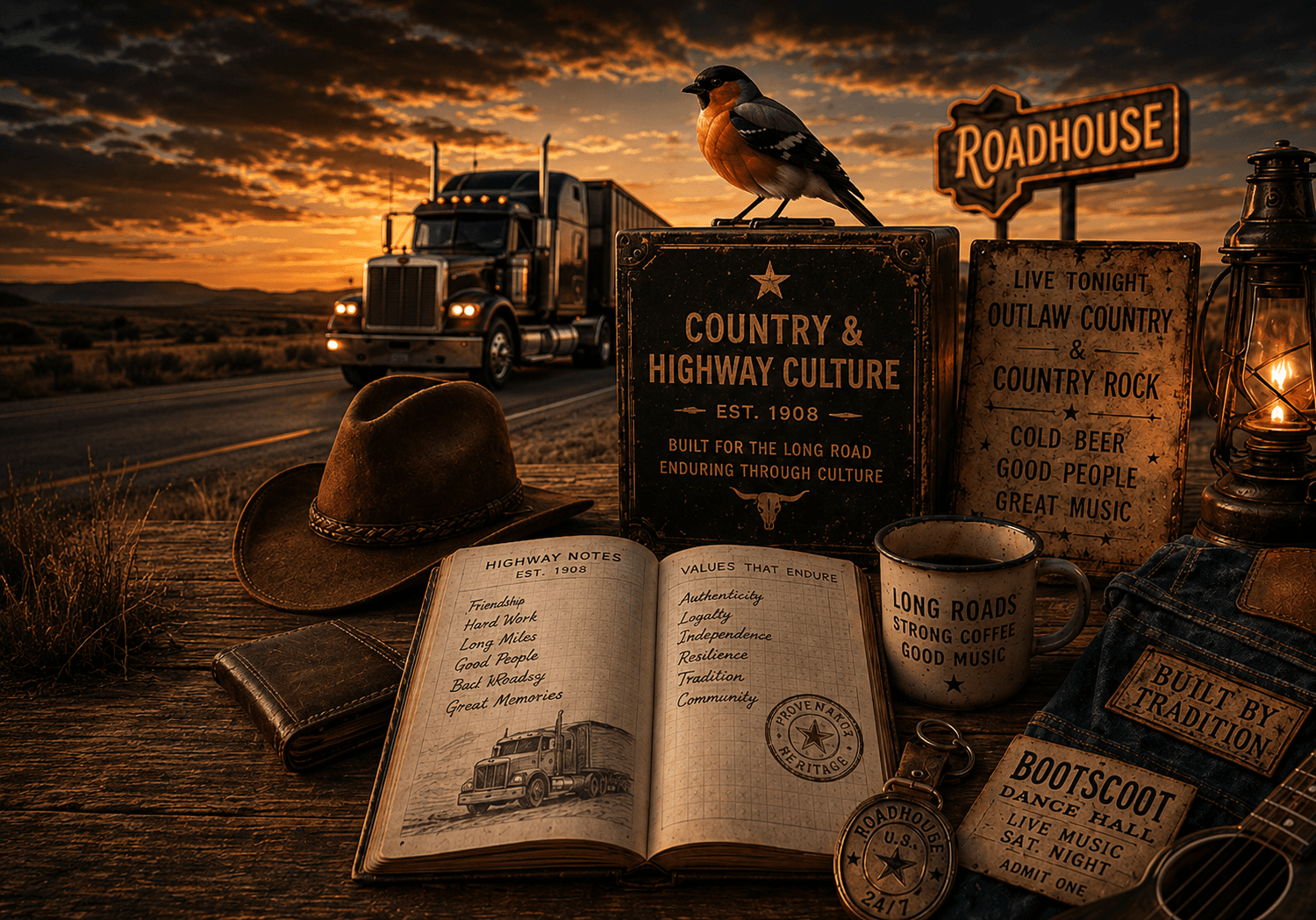 Country and highway culture collection