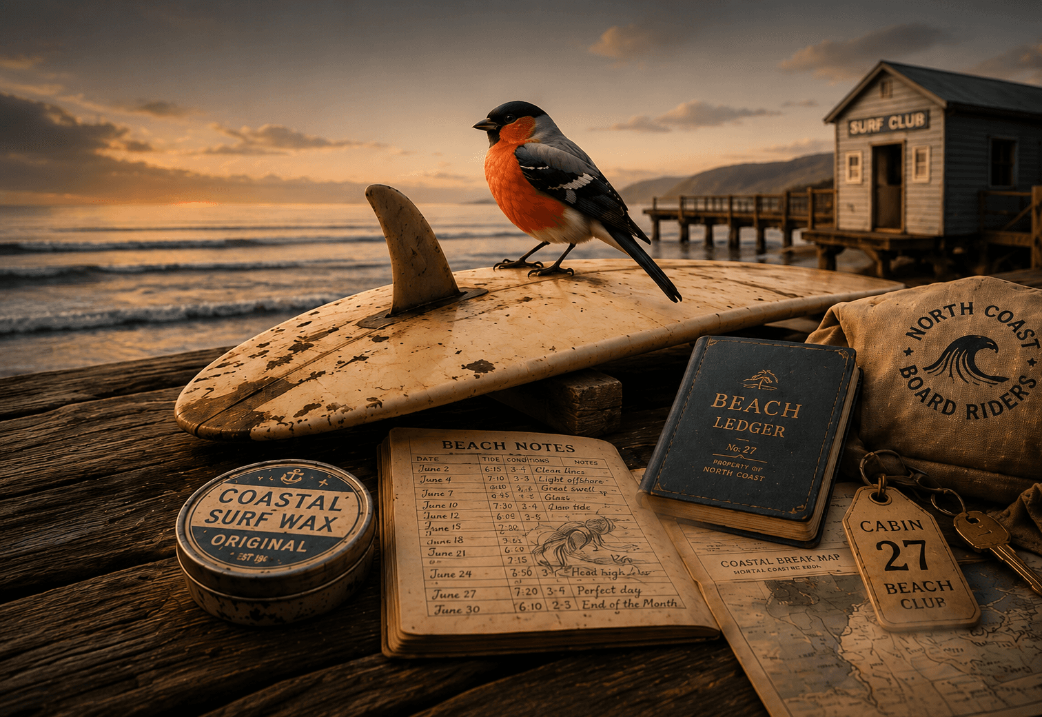 Surf and coastal collection