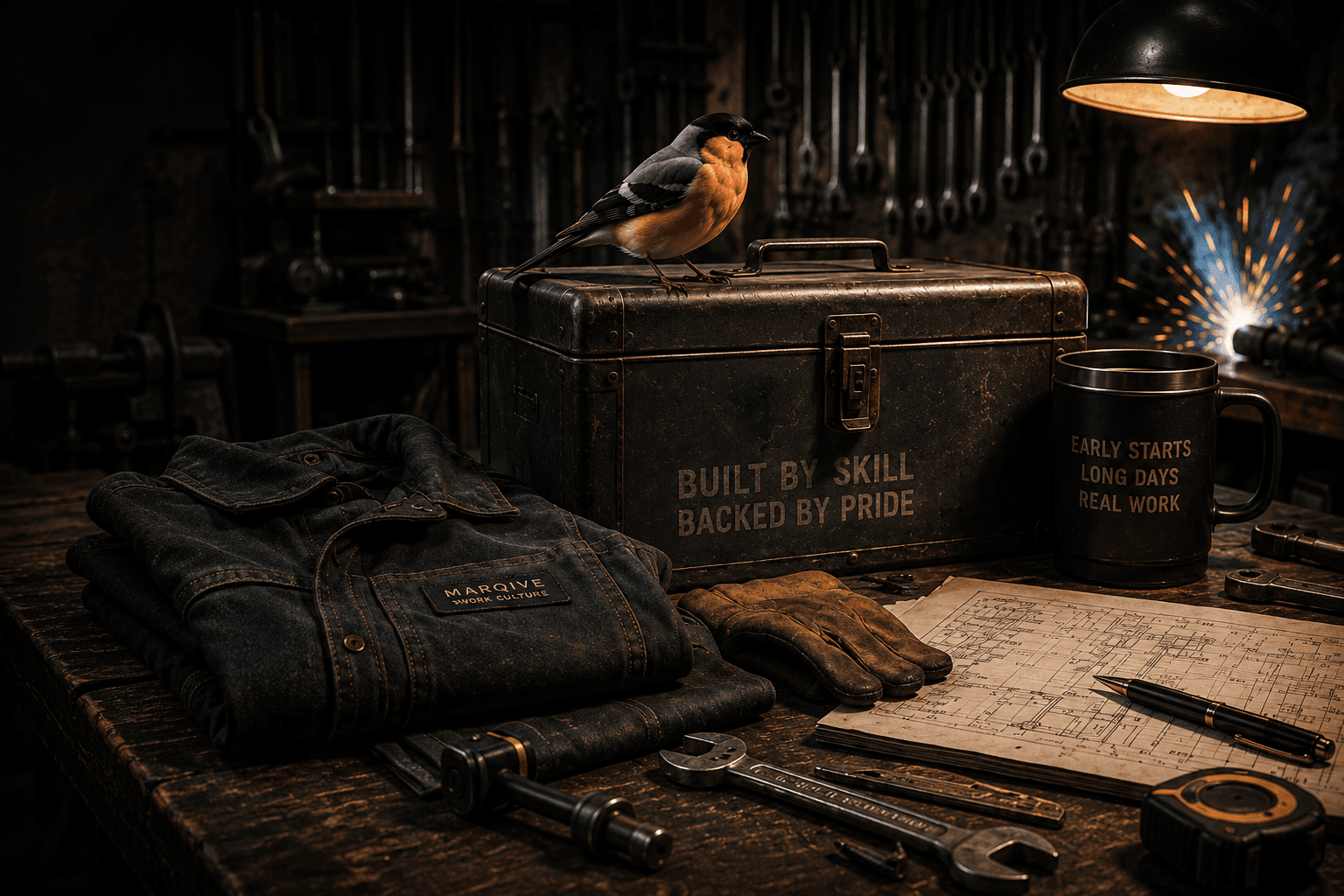 Trades services and workwear collection